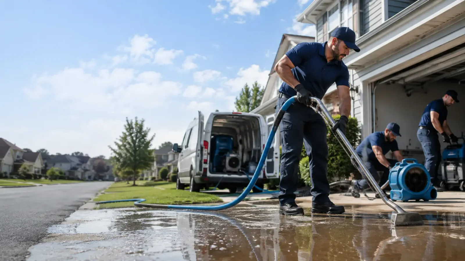 Flood Damage Restoration in Nursery, TX